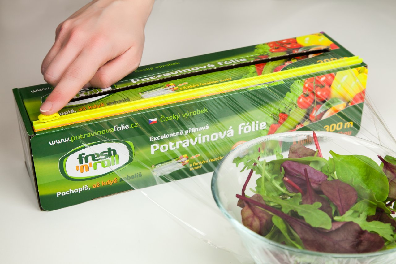 Potravinová fólie Fresh'n'Roll 30 cm/100 m, krabička s řezačkou